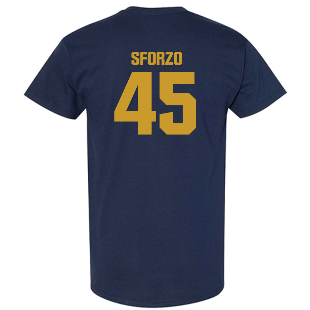 Notre Dame - NCAA Men's Lacrosse : Ryan Sforzo - Sports Shersey T-Shirt-1