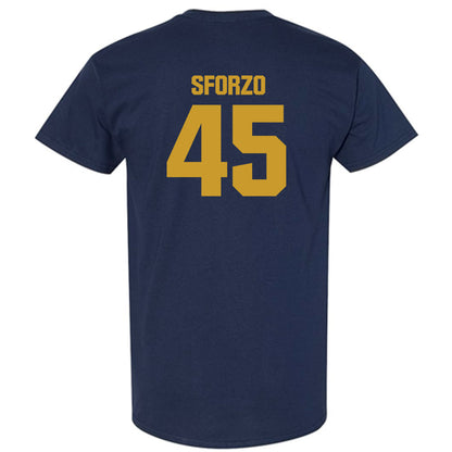 Notre Dame - NCAA Men's Lacrosse : Ryan Sforzo - Sports Shersey T-Shirt-1