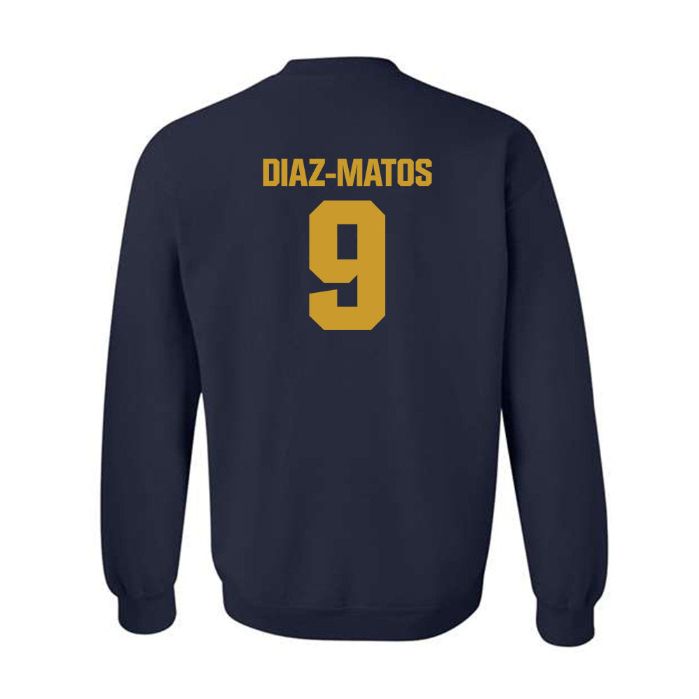 Notre Dame - NCAA Men's Lacrosse : Aidan Diaz-Matos - Sports Shersey Crewneck Sweatshirt-1