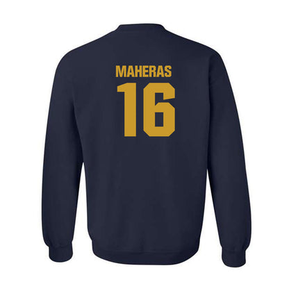 Notre Dame - NCAA Men's Lacrosse : Will Maheras - Sports Shersey Crewneck Sweatshirt-1