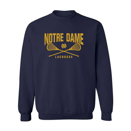 Notre Dame - NCAA Men's Lacrosse : Tyler Spano - Sports Shersey Crewneck Sweatshirt-0