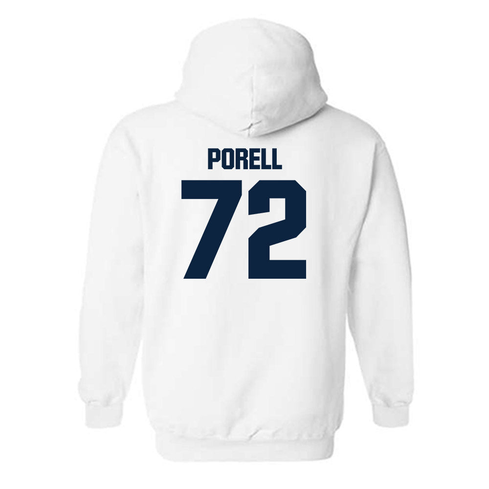 Notre Dame - NCAA Men's Lacrosse : Thomas Porell - Sports Shersey Hooded Sweatshirt-1