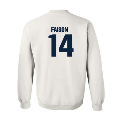 Notre Dame - NCAA Men's Lacrosse : Jordan Faison - Sports Shersey Crewneck Sweatshirt-1