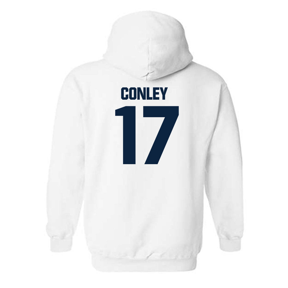 Notre Dame - NCAA Women's Lacrosse : Angie Conley - Sports Shersey Hooded Sweatshirt-1
