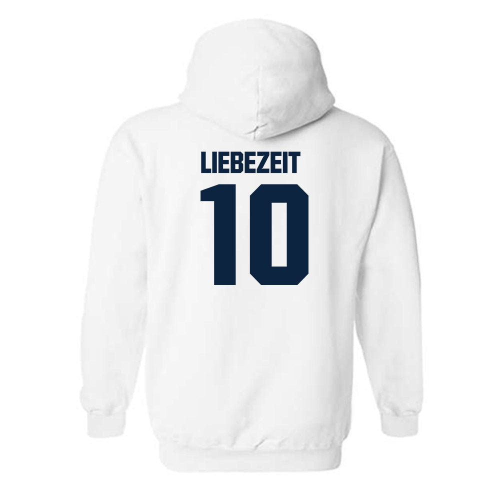 Notre Dame - NCAA Women's Lacrosse : Kiki Liebezeit - Sports Shersey Hooded Sweatshirt-1