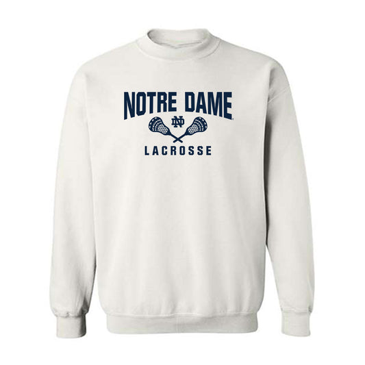 Notre Dame - NCAA Men's Lacrosse : Thomas Porell - Sports Shersey Crewneck Sweatshirt-0