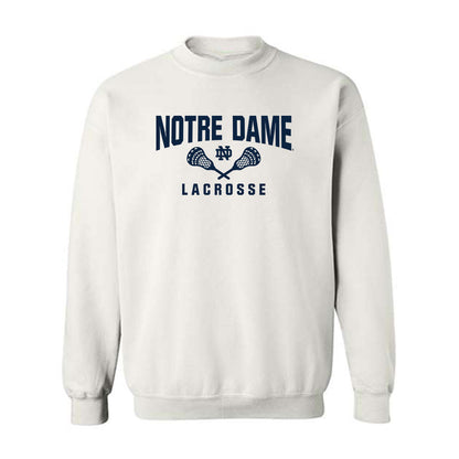 Notre Dame - NCAA Men's Lacrosse : Jake Taylor - Sports Shersey Crewneck Sweatshirt-0