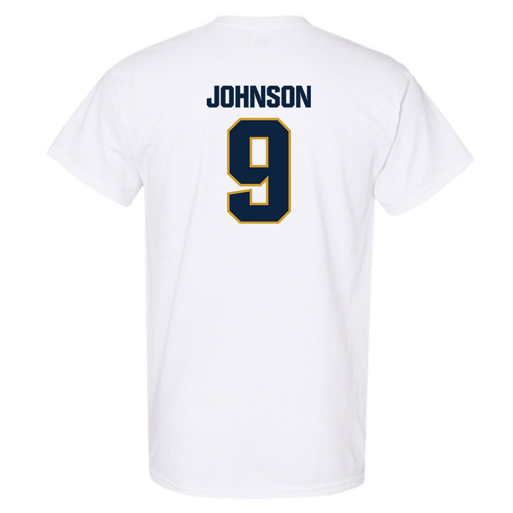 Notre Dame - NCAA Football : Brauntae Johnson - Sports Shersey T-Shirt-1