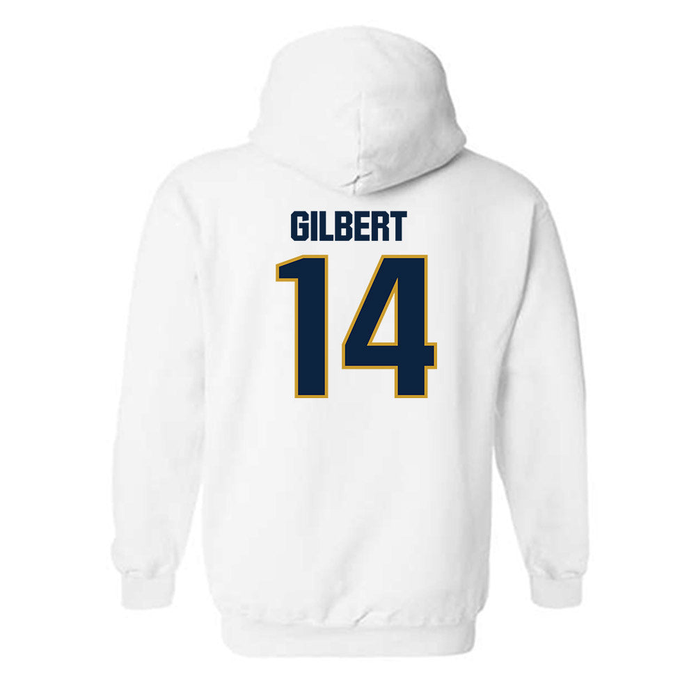 Notre Dame - NCAA Football : Micah Gilbert - Sports Shersey Hooded Sweatshirt-1