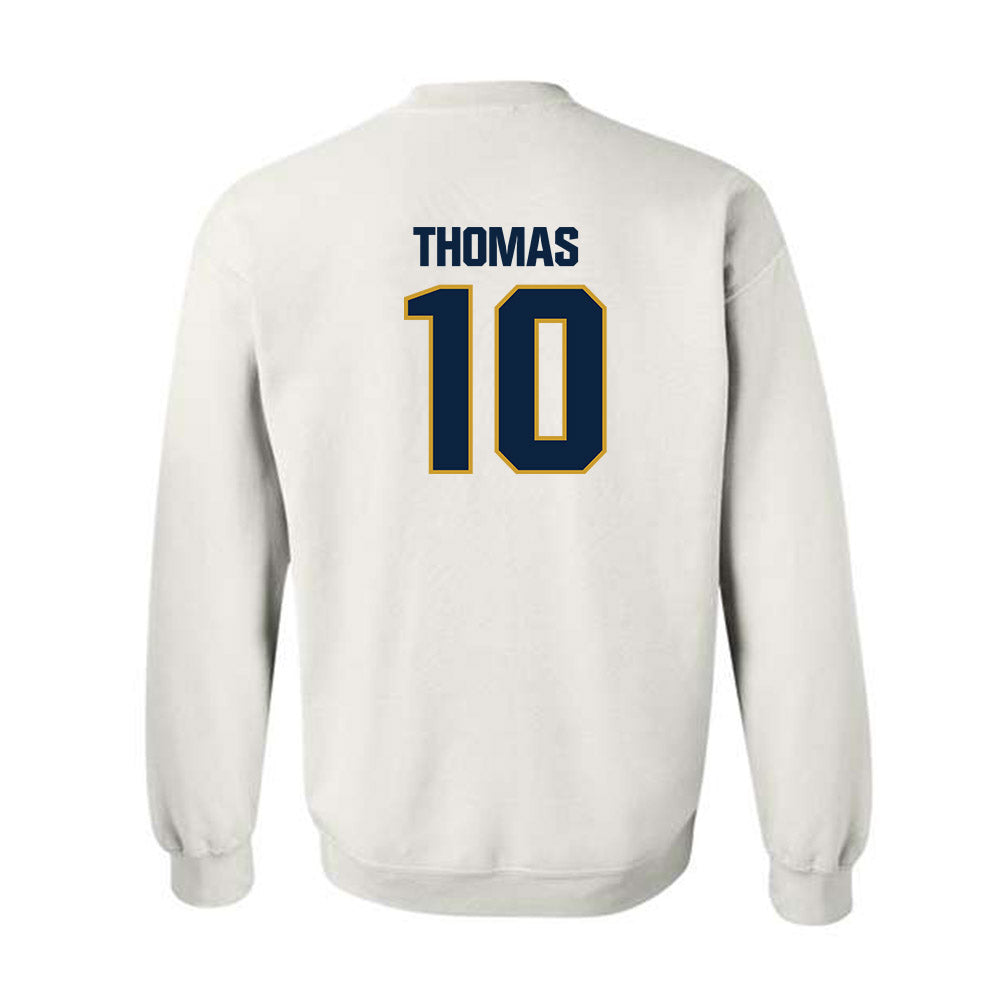 Notre Dame - NCAA Football : Loghan Thomas - Sports Shersey Crewneck Sweatshirt-1