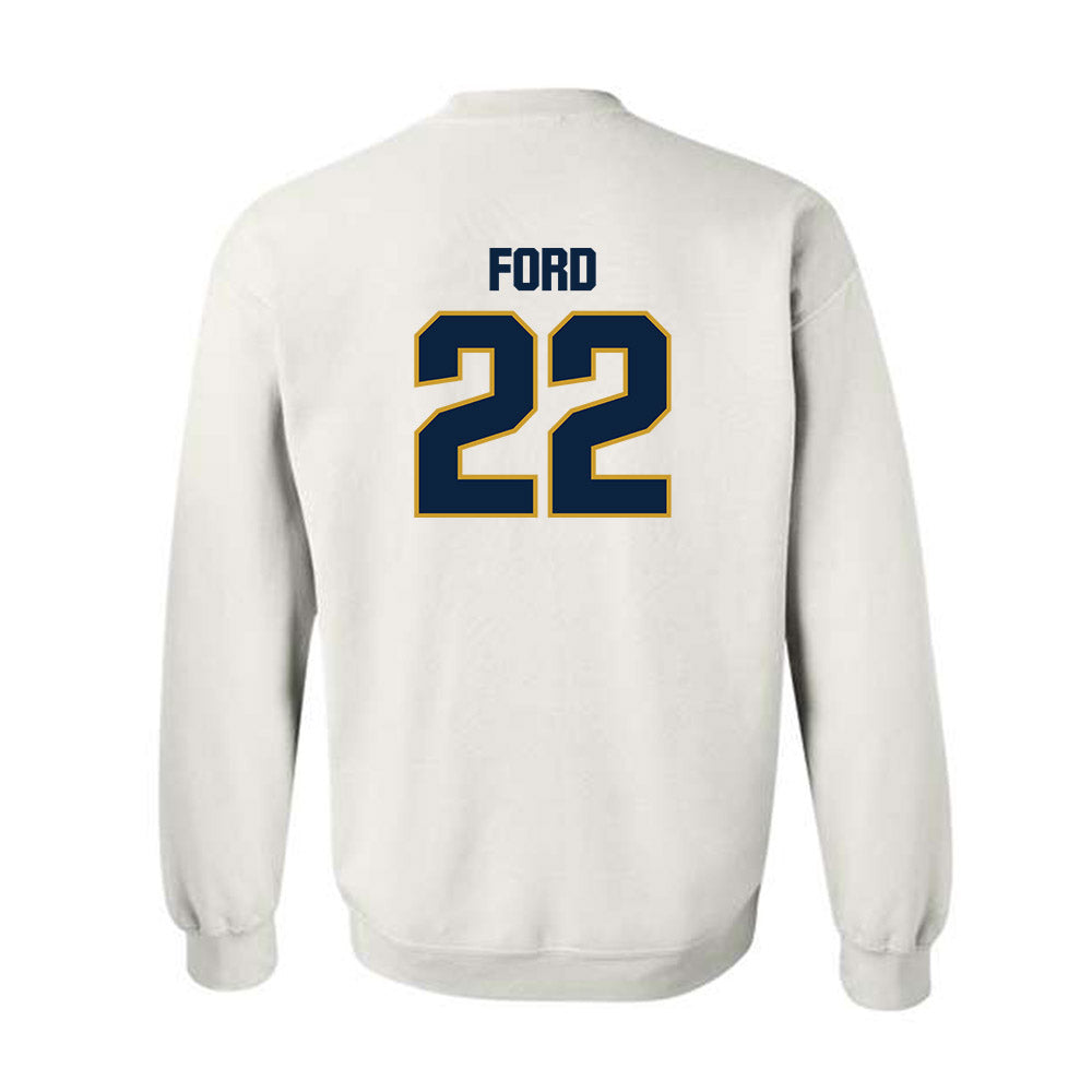 Notre Dame - NCAA Football : Devyn Ford - Sports Shersey Crewneck Sweatshirt-1