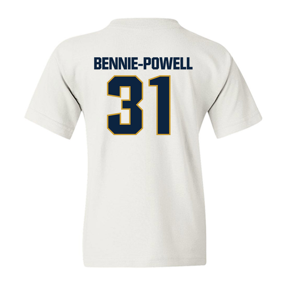 Notre Dame - NCAA Football : Taebron Bennie-Powell - Sports Shersey Youth T-Shirt-1