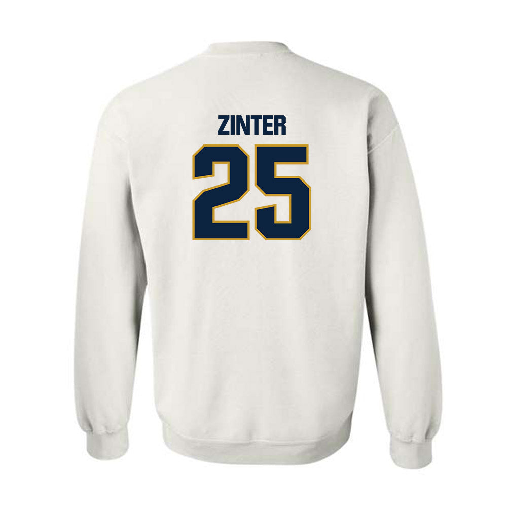 Notre Dame - NCAA Football : Preston Zinter - Sports Shersey Crewneck Sweatshirt-1