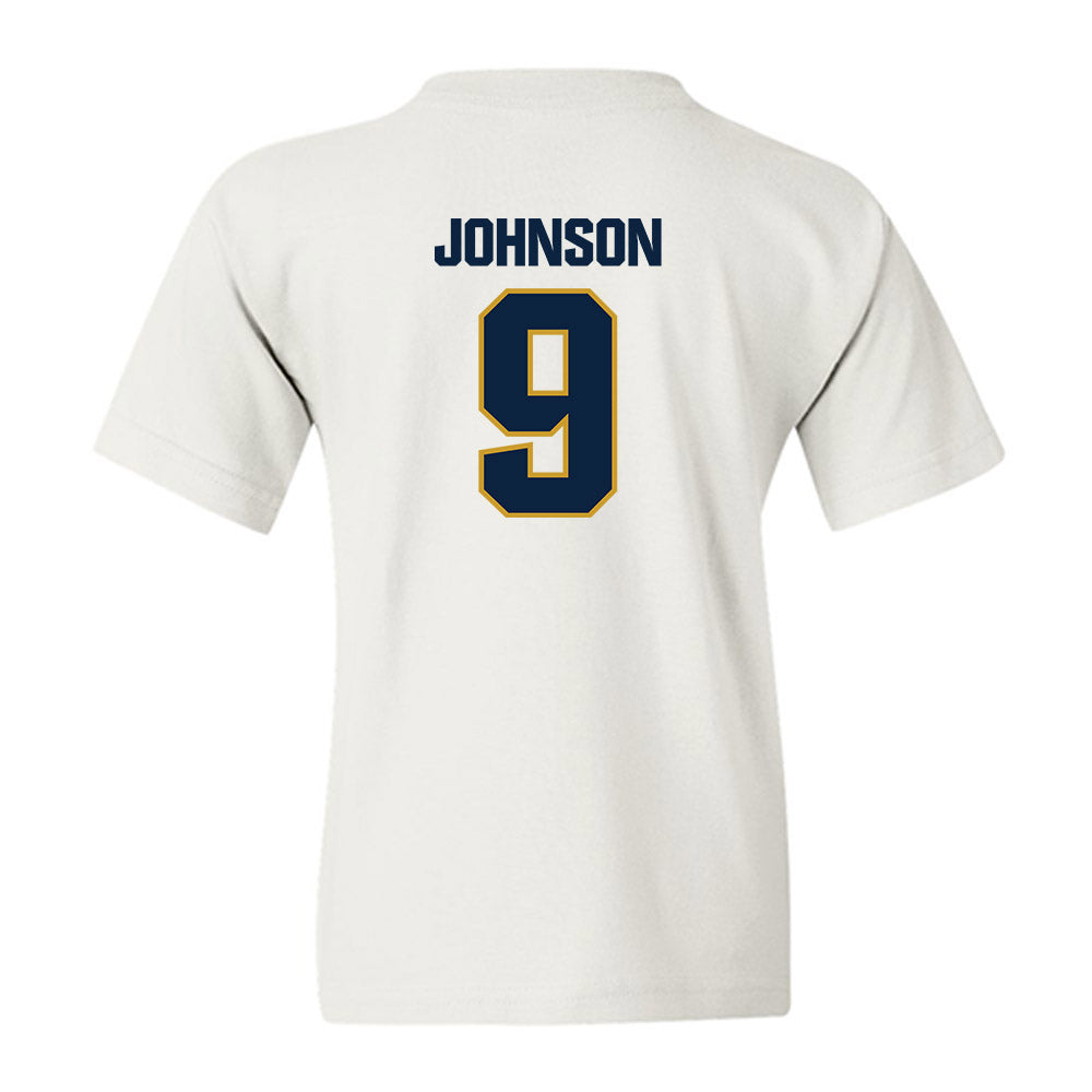 Notre Dame - NCAA Football : Brauntae Johnson - Sports Shersey Youth T-Shirt-1