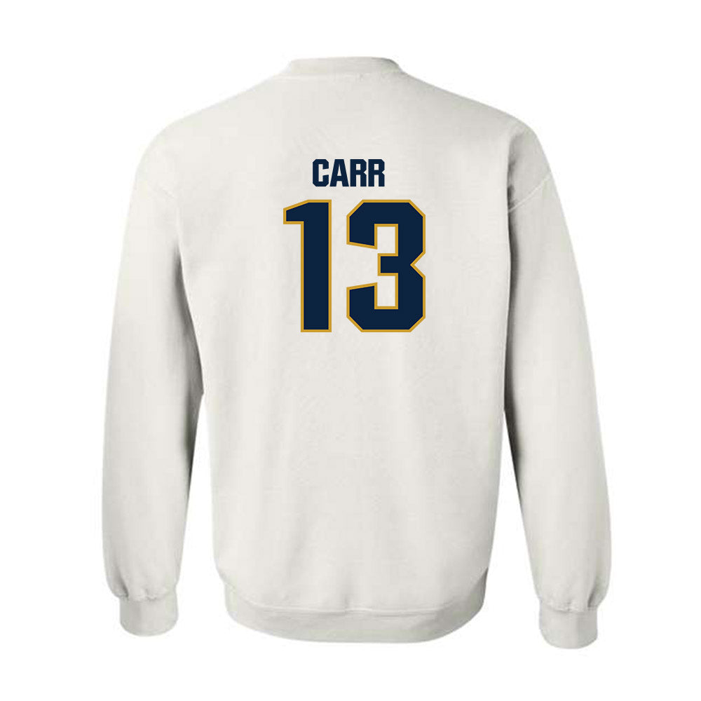 Notre Dame - NCAA Football : CJ Carr - Sports Shersey Crewneck Sweatshirt-1