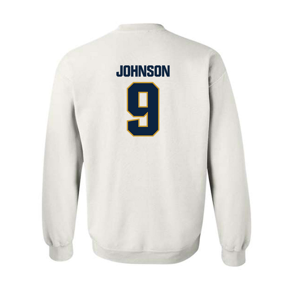Notre Dame - NCAA Football : Brauntae Johnson - Sports Shersey Crewneck Sweatshirt-1