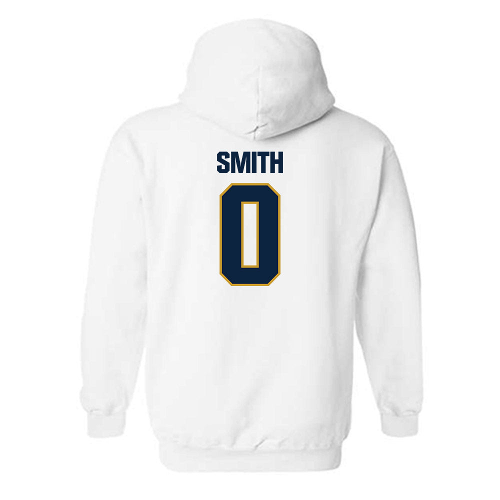 Notre Dame - NCAA Football : DeVonta Smith - Sports Shersey Hooded Sweatshirt-1