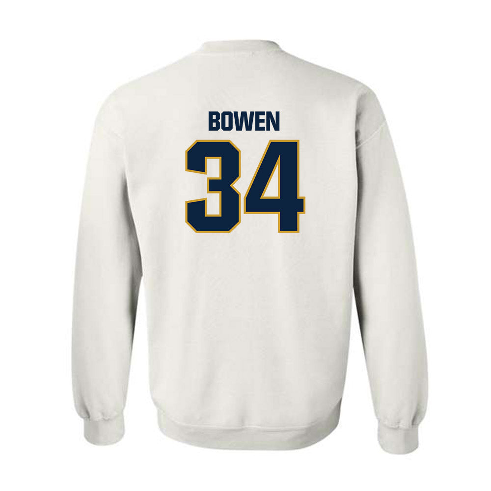 Notre Dame - NCAA Football : Drayk Bowen - Sports Shersey Crewneck Sweatshirt-1