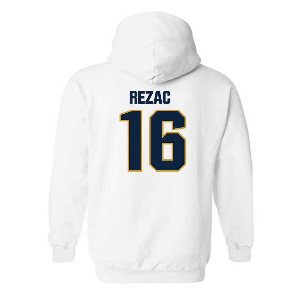 Notre Dame - NCAA Football : Anthony Rezac - Sports Shersey Hooded Sweatshirt-1