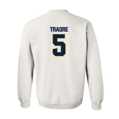 Notre Dame - NCAA Football : Boubacar Traore - Sports Shersey Crewneck Sweatshirt-1