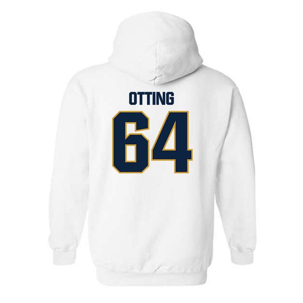 Notre Dame - NCAA Football : Joe Otting - Sports Shersey Hooded Sweatshirt-1