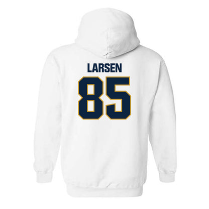 Notre Dame - NCAA Football : Jack Larsen - Sports Shersey Hooded Sweatshirt-1