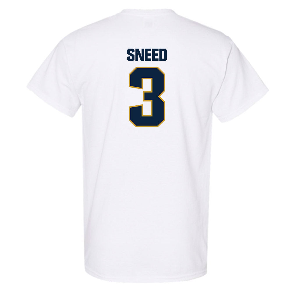 Notre Dame - NCAA Football : Jaylen Sneed - Sports Shersey T-Shirt-1