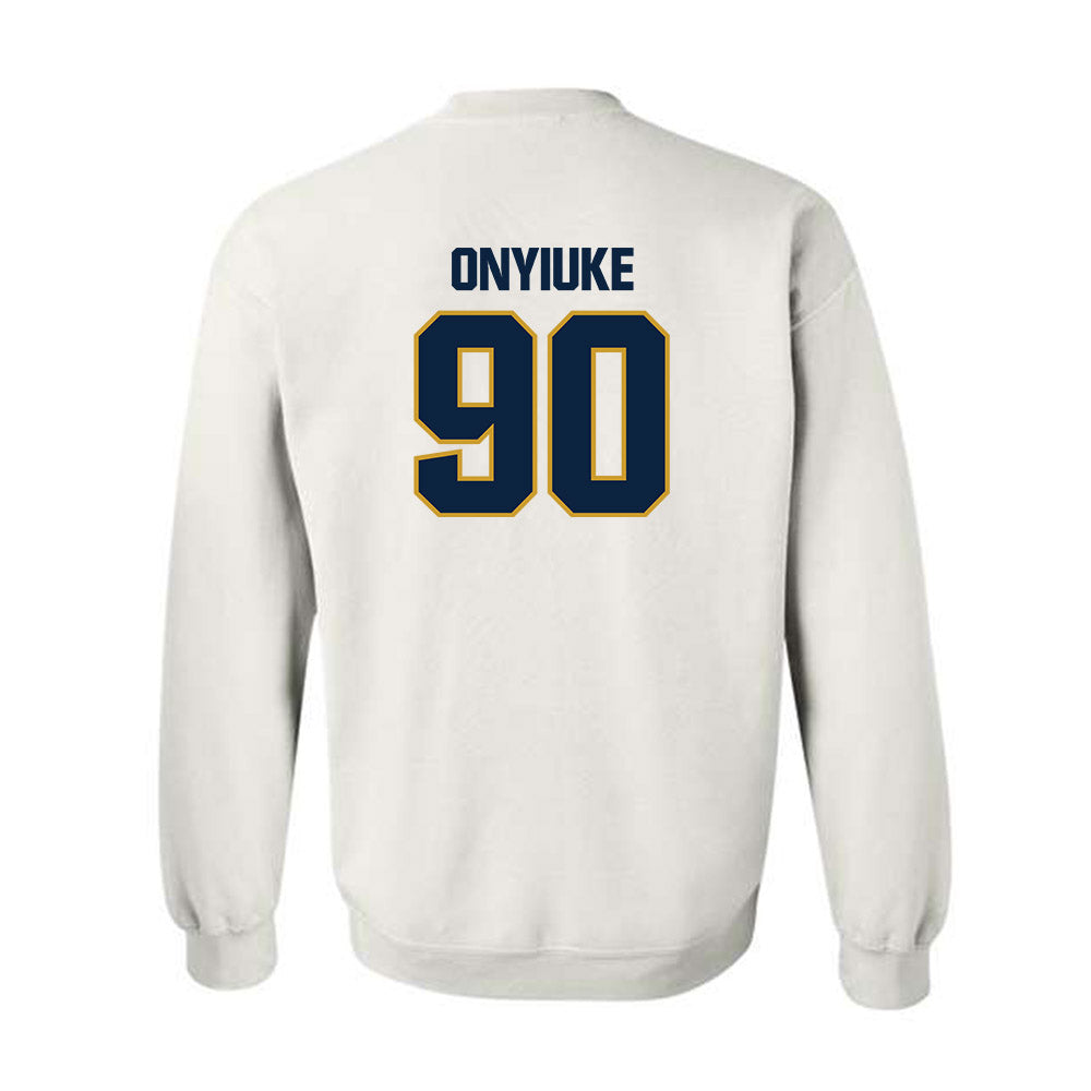 Notre Dame - NCAA Football : Kobi Onyiuke - Sports Shersey Crewneck Sweatshirt-1