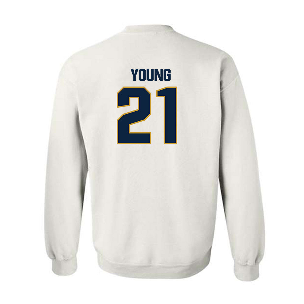 Notre Dame - NCAA Football : Kedren Young - Sports Shersey Crewneck Sweatshirt-1