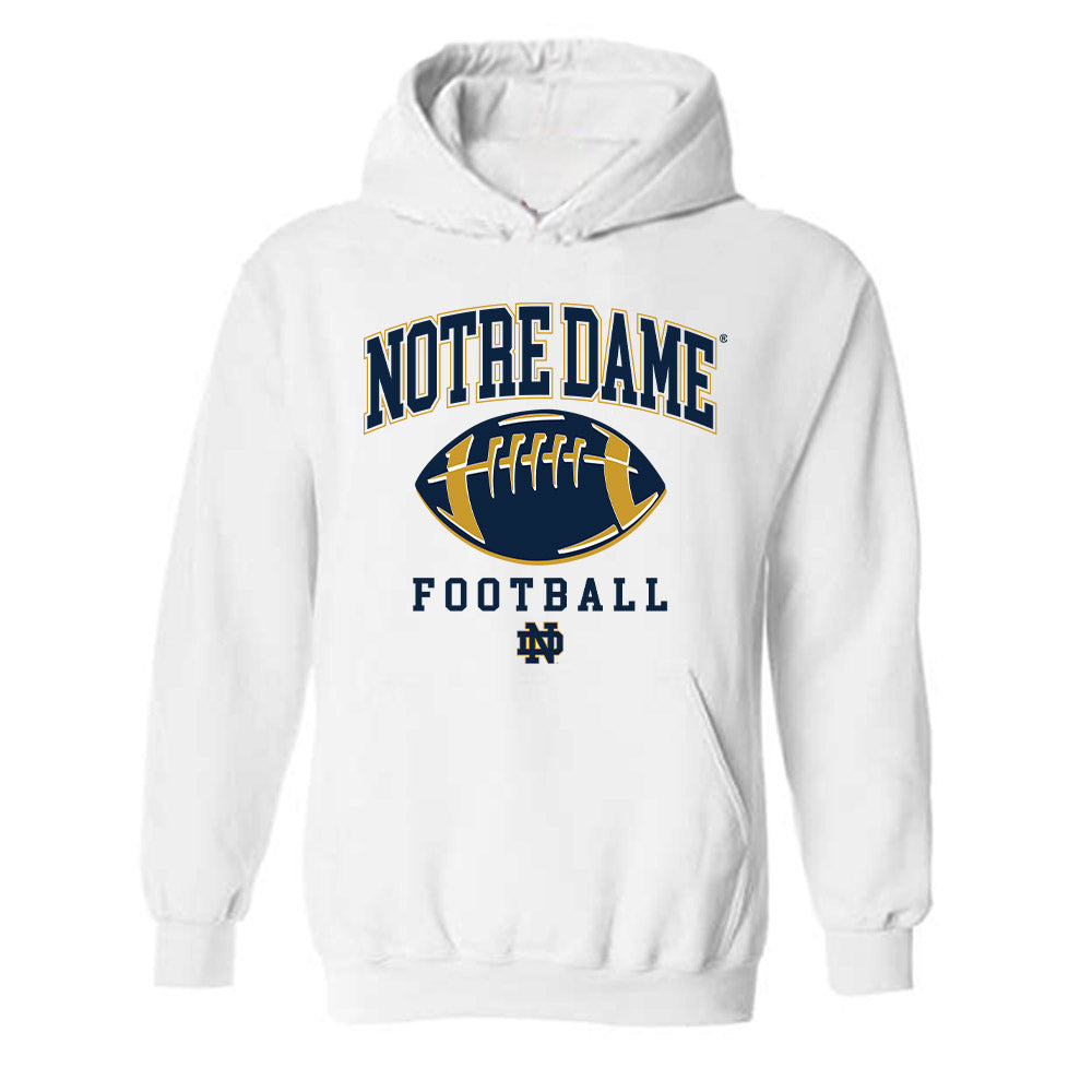 Notre Dame - NCAA Football : DeVonta Smith - Sports Shersey Hooded Sweatshirt-0