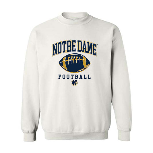 Notre Dame - NCAA Football : Jordan Faison - Sports Shersey Crewneck Sweatshirt-0