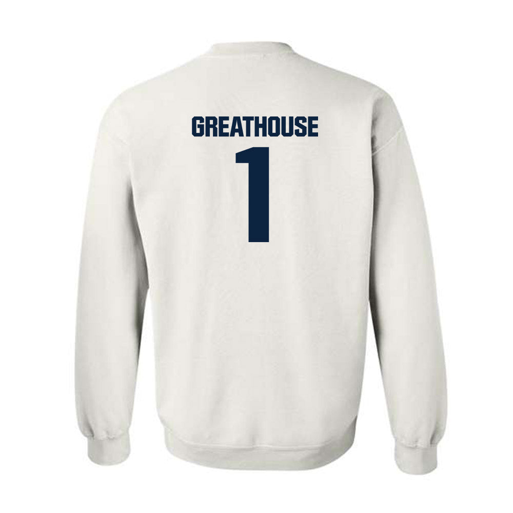 Notre Dame - NCAA Football : Jaden Greathouse - Sports Shersey Crewneck Sweatshirt-1