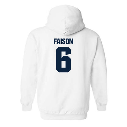 Notre Dame - NCAA Football : Jordan Faison - Sports Shersey Hooded Sweatshirt-1
