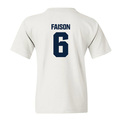 Notre Dame - NCAA Football : Jordan Faison - Sports Shersey Youth T-Shirt-1