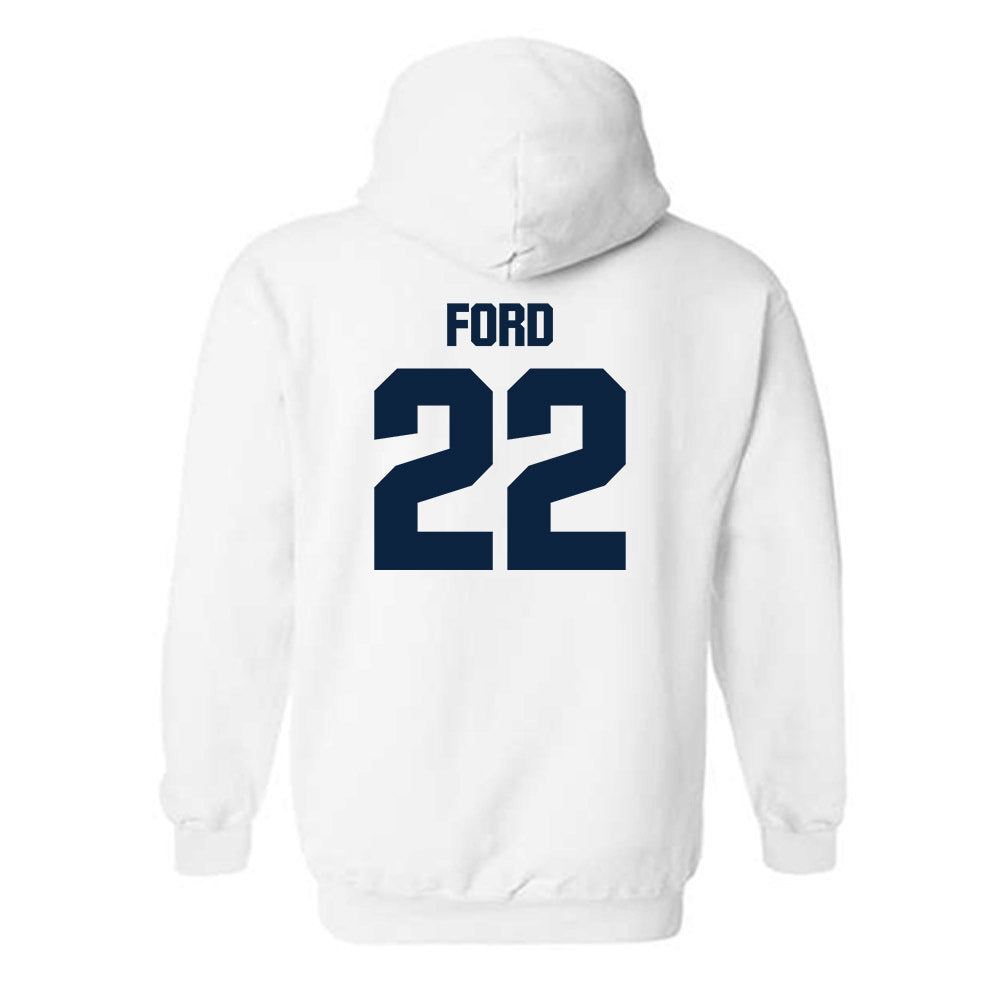 Notre Dame - NCAA Football : Devyn Ford - Sports Shersey Hooded Sweatshirt-1