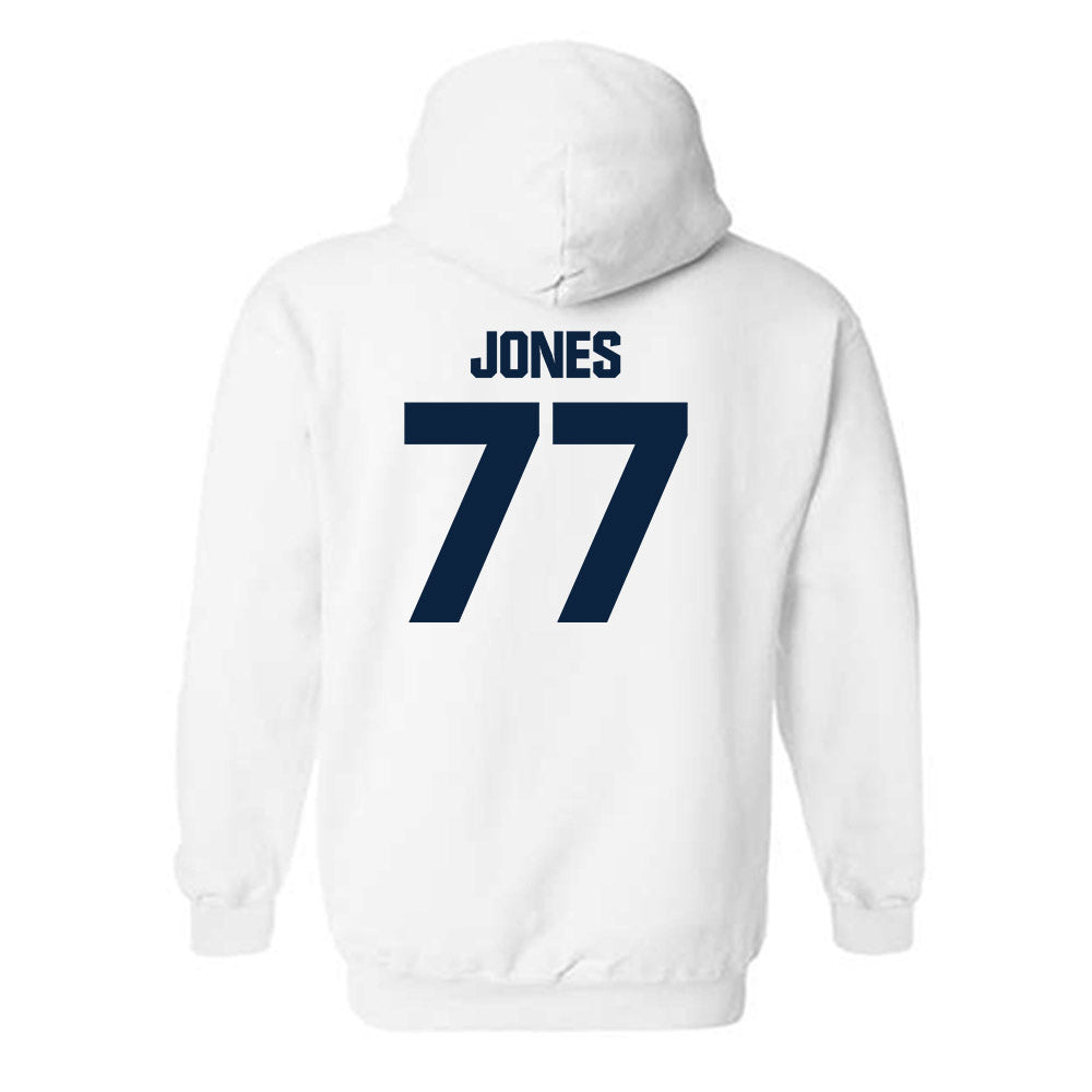 Notre Dame - NCAA Football : Peter Jones - Sports Shersey Hooded Sweatshirt-1