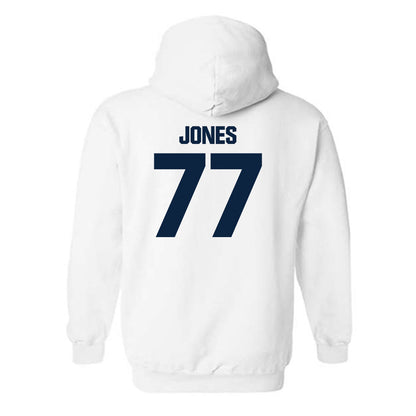 Notre Dame - NCAA Football : Peter Jones - Sports Shersey Hooded Sweatshirt-1