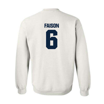 Notre Dame - NCAA Football : Jordan Faison - Sports Shersey Crewneck Sweatshirt-1