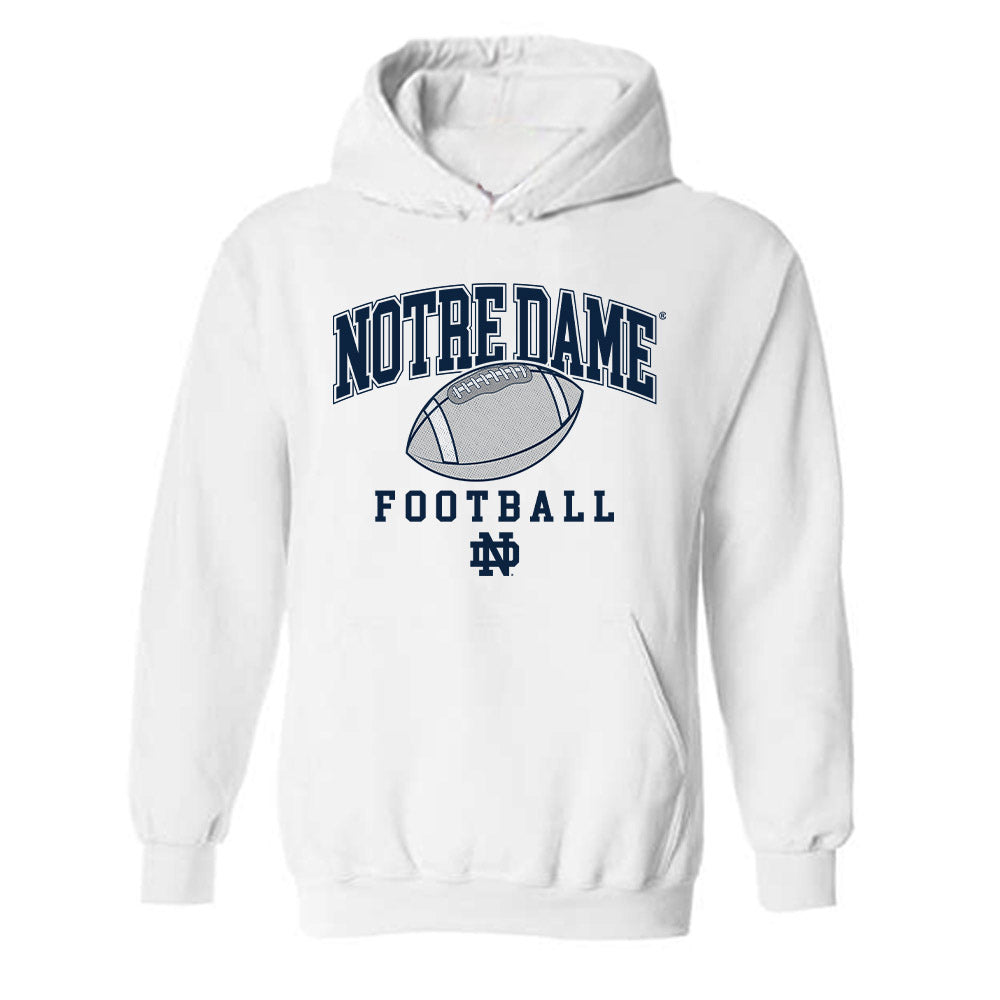 Notre Dame - NCAA Football : Charles Jagusah - Sports Shersey Hooded Sweatshirt-0