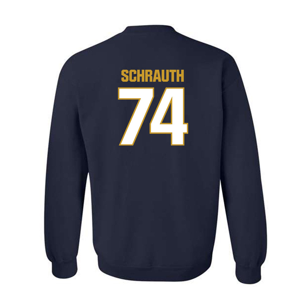 Notre Dame - NCAA Football : Billy Schrauth - Sports Shersey Crewneck Sweatshirt-1