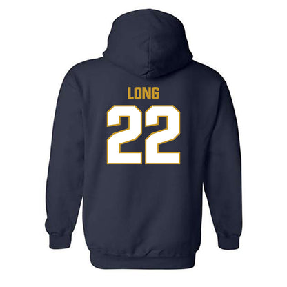 Notre Dame - NCAA Football : Ethan Long - Sports Shersey Hooded Sweatshirt-1