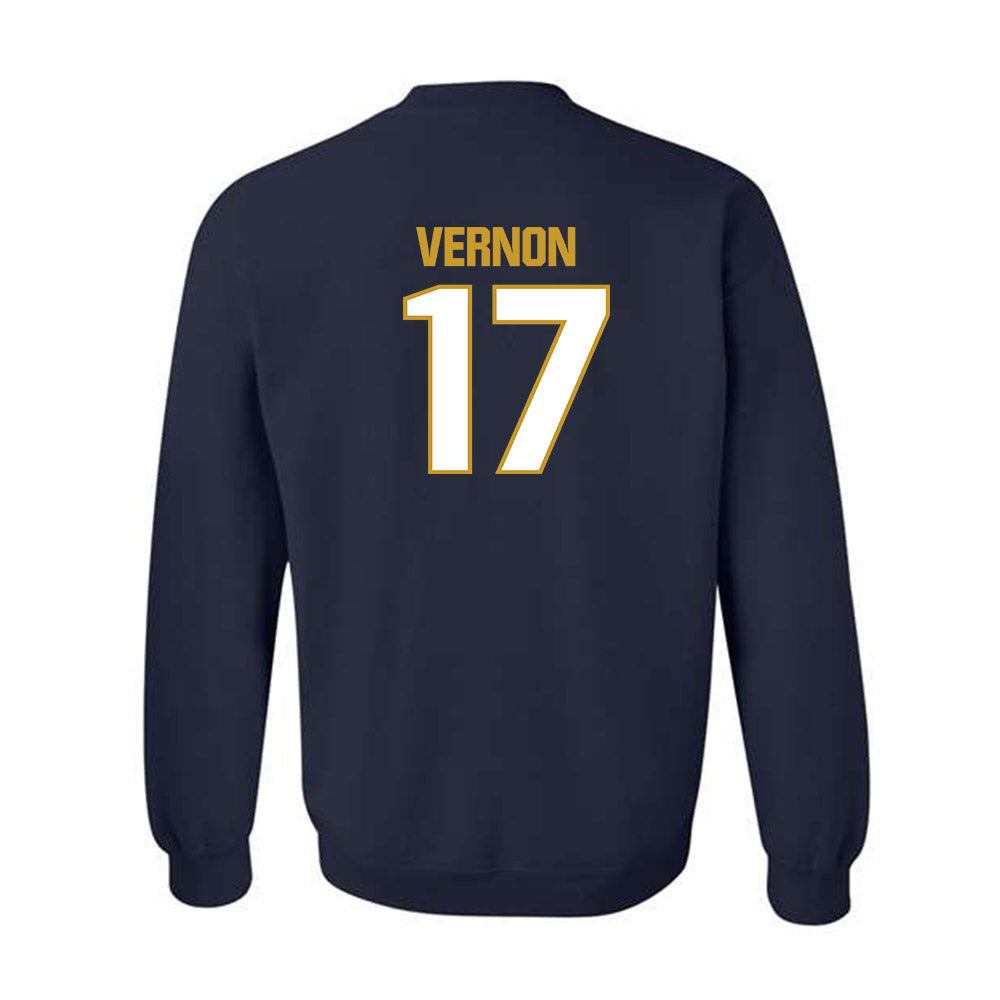 Notre Dame - NCAA Football : Brenan Vernon - Sports Shersey Crewneck Sweatshirt-1