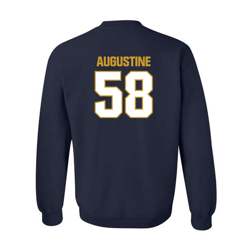Notre Dame - NCAA Football : Matty Augustine - Sports Shersey Crewneck Sweatshirt-1