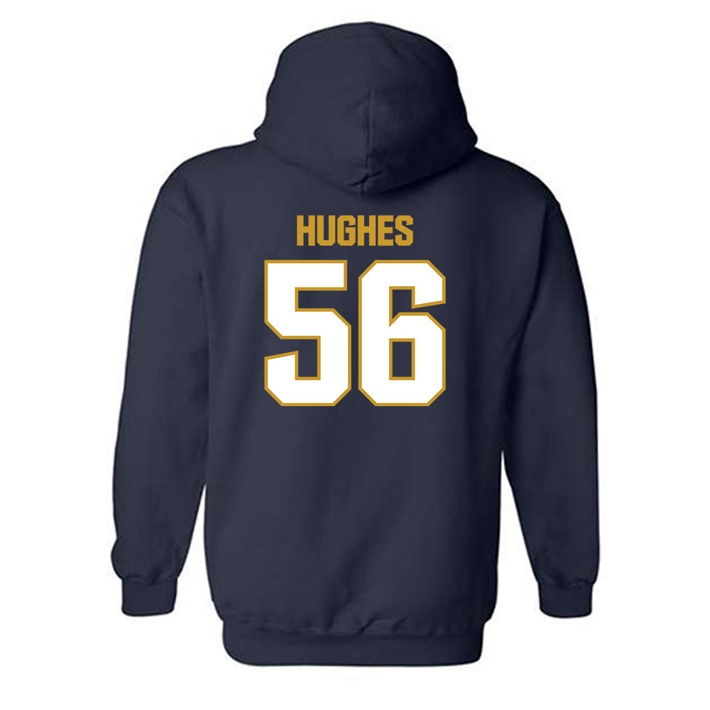Notre Dame - NCAA Football : Elijah Hughes - Sports Shersey Hooded Sweatshirt-1