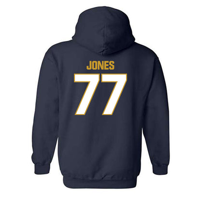 Notre Dame - NCAA Football : Peter Jones - Sports Shersey Hooded Sweatshirt-1
