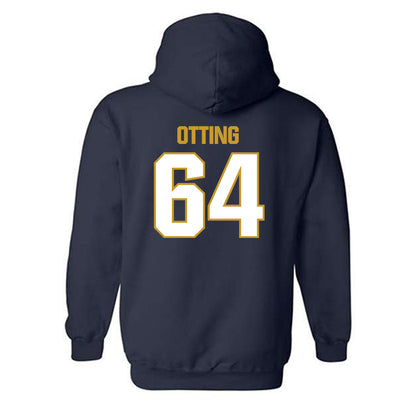 Notre Dame - NCAA Football : Joe Otting - Sports Shersey Hooded Sweatshirt-1