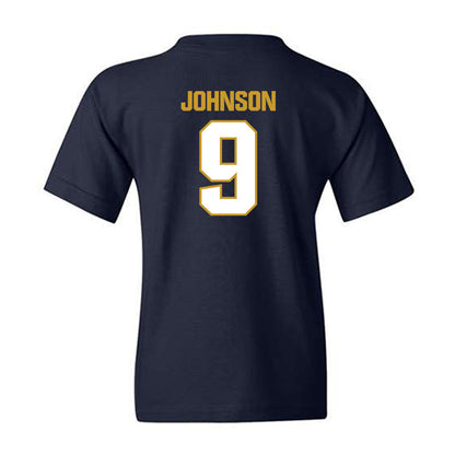 Notre Dame - NCAA Football : Brauntae Johnson - Sports Shersey Youth T-Shirt-1