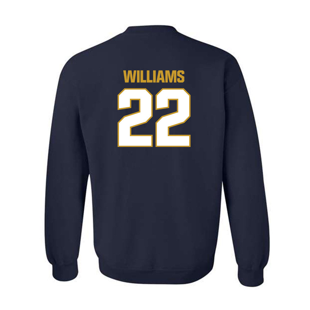 Notre Dame - NCAA Football : Aneyas Williams - Sports Shersey Crewneck Sweatshirt-1