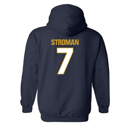 Notre Dame - NCAA Football : Jalen Stroman - Sports Shersey Hooded Sweatshirt-1