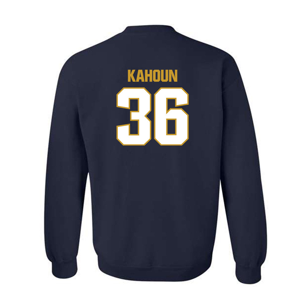 Notre Dame - NCAA Football : Bodie Kahoun - Sports Shersey Crewneck Sweatshirt-1